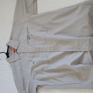 Mother Earth Brewing Grey button down shirt